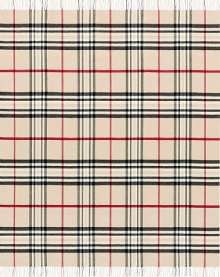 Плед Plaid 130x170 см бежевый с рисунком Billerbeck 