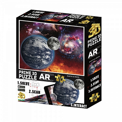 3D-пазл PRIME 3D 32504 Планеты Дополненная реальность 150 деталей