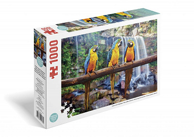 Пазл DGT Синьо-жовті Арарауни 1000 елементів TRFL_B/ARA