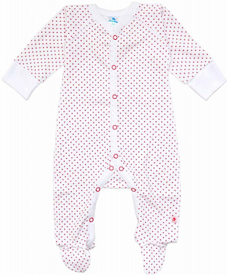 Комбінезон Minikin червона зірочка р.68 білий 198050368