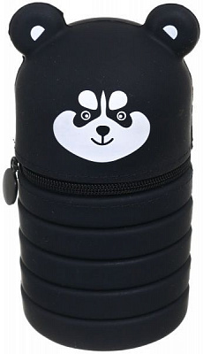 Пенал-тубус Пес 11х6,5/19х6,5 см черный