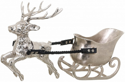 Статуэтка олень с санками 66x40x15 12917 mini