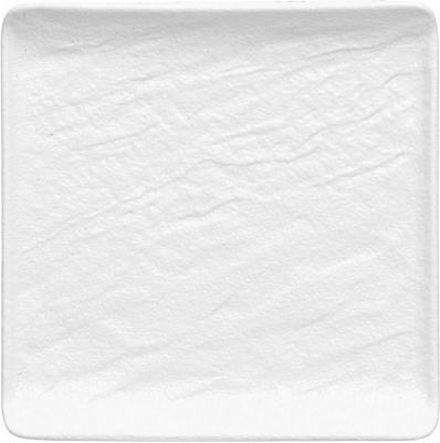 Блюдо квадратне Lavastone White Surf 13x13 см