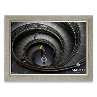 Рамка для фотографии со стеклом MARCO decor 2615N 1 фото 30х40 см коричневый с золотистым 