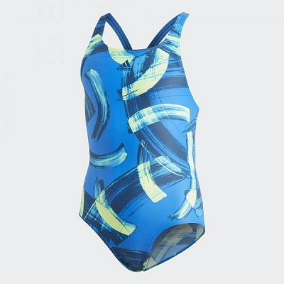 Купальник Adidas YA PARLEY SUIT DQ3378 р.152 синий