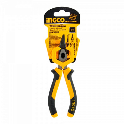 Длинногубцы INGCO Master 160 мм INDUSTRIAL 1 шт. HBNP28168