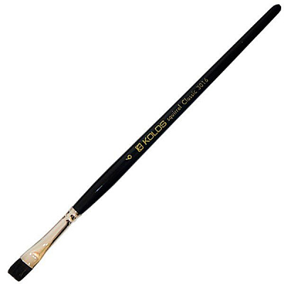 Кисточка Classic 3016 белка плоская №6 Kolos 