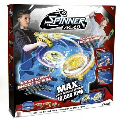 Игровой набор Spinner M.A.D. Бластеры Молния и Песчаная буря 86331