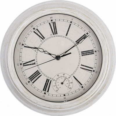Годинник настінний Locker (XYX 319557) 30x30x5 см білий