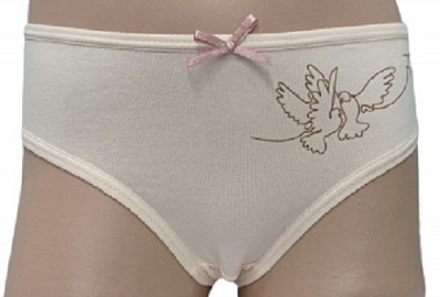 Труси Bibo р.104 бежевий із принтом 11168