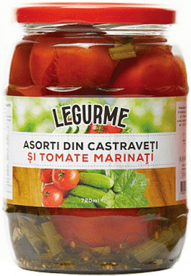 Ассорти овощное Legurme Огурцы и помидоры 3 л