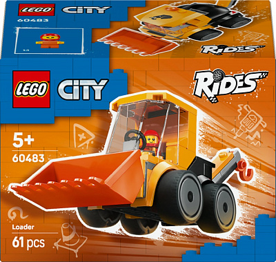 Конструктор LEGO City Автівки – Будівельний навантажувач 60483