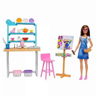 Игровой набор Barbie арт-студия прояви себя