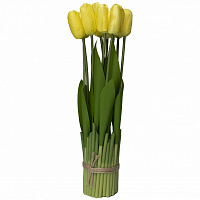 Букет искусственных тюльпанов 10 шт. желтый 8x8x36 см 190812
