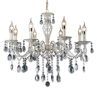 Люстра Victoria Lighting 8x40 Вт E14 белый Barbara/SP8 