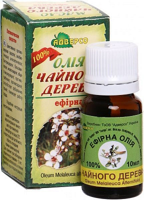 Эфирное масло Адверсо Чайного дерева 10 мл 