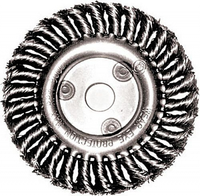 Щетка дисковая (Грубая), 100 мм FIT 39101