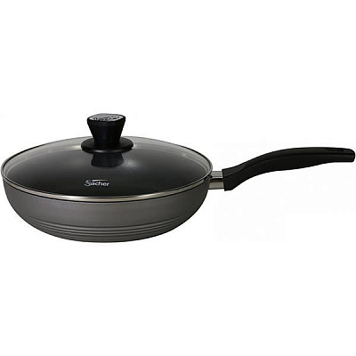 Сковорода Sacher Teflon Dupont с крышкой 28 см