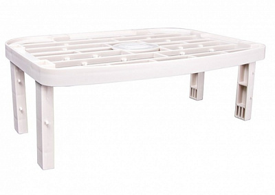 Этажерка для посуды Omak Plastik Deco Bella 149х310х220 мм белый (50806)