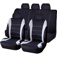 Комплект чехлов на сиденья универсал Auto Assistance TY1842-1 черный с серым