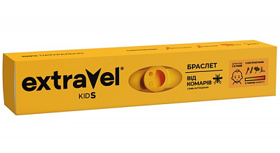 Браслет Extravel от комаров Kids со сменным картриджем