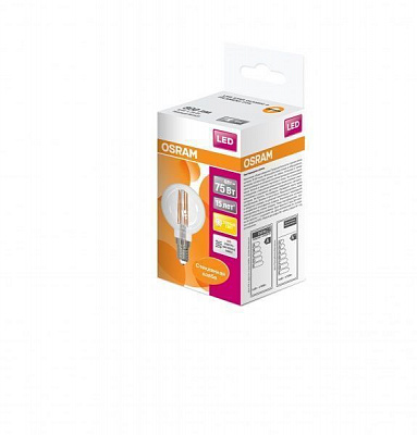 Лампа світлодіодна Ledvance FIL P45 6 Вт E14 3000 К 220 В прозора