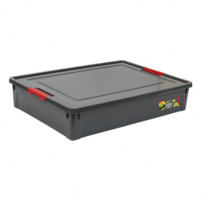 Контейнер-органайзер универсальный Алеана Tools 5,5 л гранит 75x290x390 мм