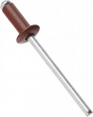 Заклепка вытяжная 4x10 мм гнилая вишня RAL 3009 вес EXPERT FIX