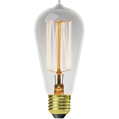 Лампа Eurolamp Капля ArtDeco ST64 60 Вт E27 теплый свет