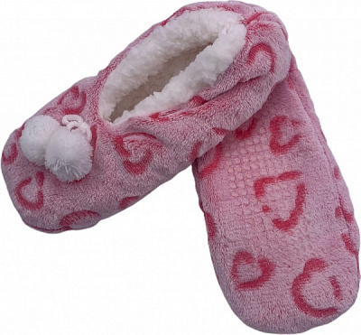 Тапки домашние La Nuit Сердца р. 38/40 розовый 