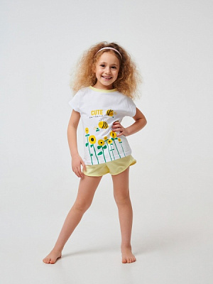 Пижама для девочек Smil р.92 белый 104519 