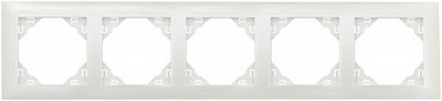 Рамка пятиместная Efapel LOGUS универсальная белый 90950 TGE