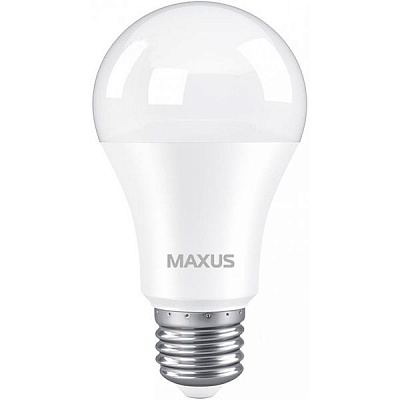 Лампа светодиодная Maxus 10 Вт A60 матовая E27 220 В 3000 К 1-LED-775 