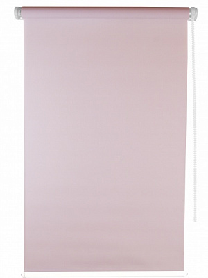 Ролета мини Лен Розовый актик 72x160 см розовая 