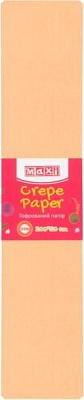 Бумага гофрированная 55% 50x250 см персиковый MX61615-46 Maxi