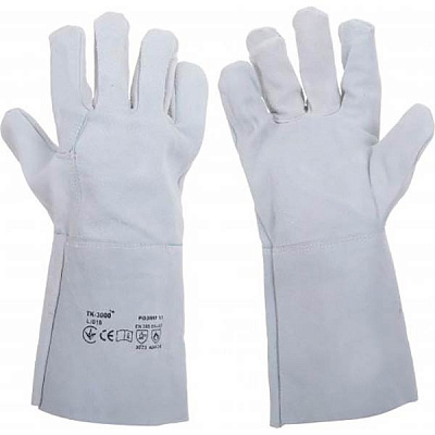 Краги БУК кожаные с покрытием спилок XL (10)