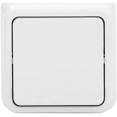 Выключатель одинарный Gunsan Misya белый