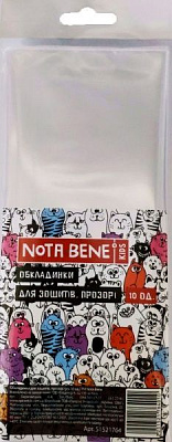 Обложки для тетрадей 10 шт./уп. Nota Bene