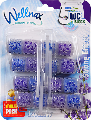 Туалетний блок Wellnax Лаванда 4х50 г BLK-402