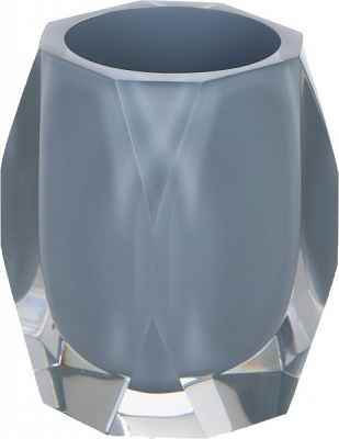 Стакан для зубных щеток Luna Diamond серый
