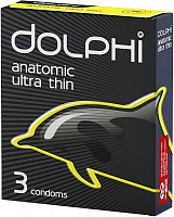 Презервативы Dolphi anatomic ultra thin 3 шт.
