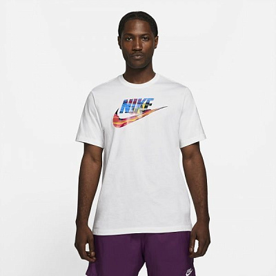 Футболка Nike M NSW TEE SPRING BREAK HBR DB6161-100 р.XL білий