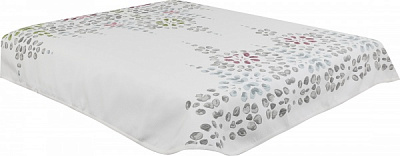 Покрывало MOSAICO 639/09 235x270 см Manterol белый с рисунком 