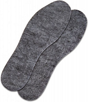 Стельки для обуви фетровые Роллі 44-45 серый