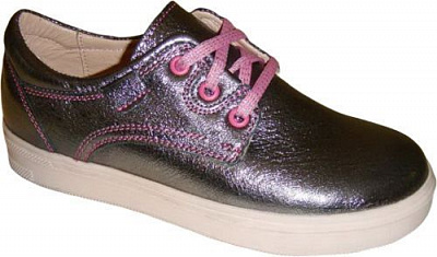 Туфлі для дівчаток Bistfor р.35 нікель 87329/839