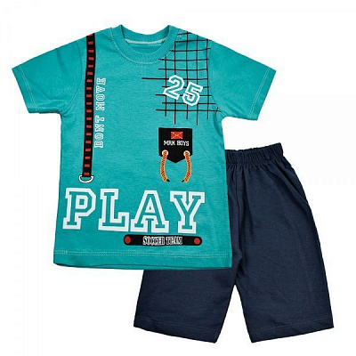 Комплект Marki 327 р.110-116 бирюзовый 