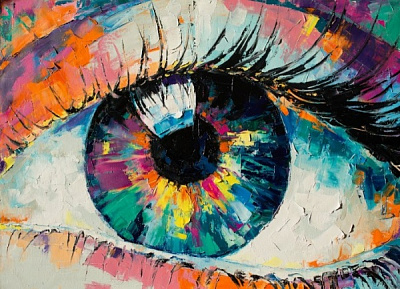 Картина на холсте EYE 55x80 см ТЕРРАВОЛ 