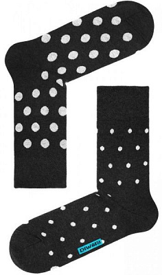 Носки Diwari HAPPY 15С-23СП 049 р. 27 черный с серым 