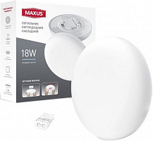 Світильник світлодіодний Maxus SP Surface Circle 24 Вт білий матовий 4100 К 1-MSP-2441-CS 