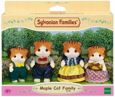 Набір фігурок Sylvanian Families сім'я вісловухих котів